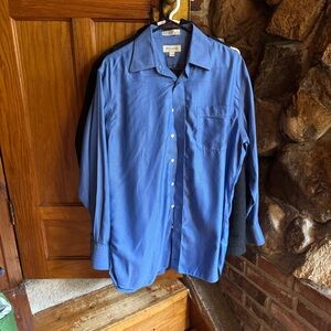 John W. Nordstrom Classic Blue Dress Shirt